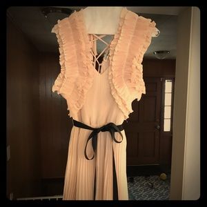 Light pink/mauve/peach tone dress